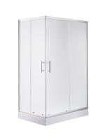 Душевой уголок MINO, мат. стекла, прямоугольный, хром MN-128PMR-SD-C