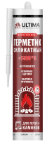 Герметик для печей и каминов, черный, ULTIMA +1500°, 260 мл Герметик для печей и каминов, черный, ULTIMA +1500°, 260 мл