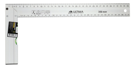 Угольник Ultima, 350 мм, алюминиевый, литой Угольник Ultima, 350 мм, алюминиевый, литой