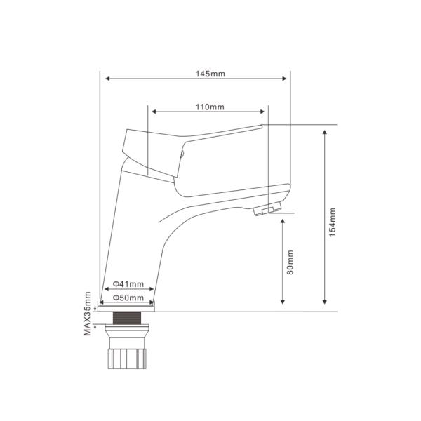 Смеситель для раковины AVIA, AV17100
