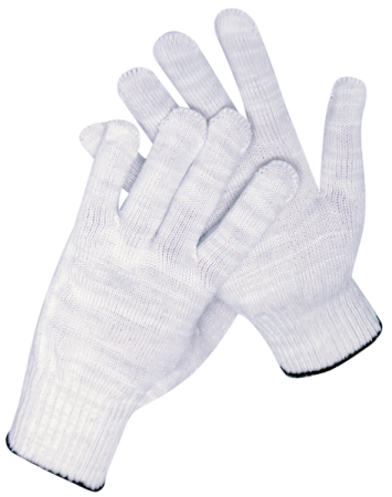 Перчатки трикотажные из смесовой пряжи, 10 класс, 5 нитей, вес 42 г