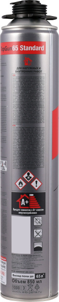 Sila Pro TopGun 65 Standard, Зимняя монтажная пена профессиональная, 850 мл